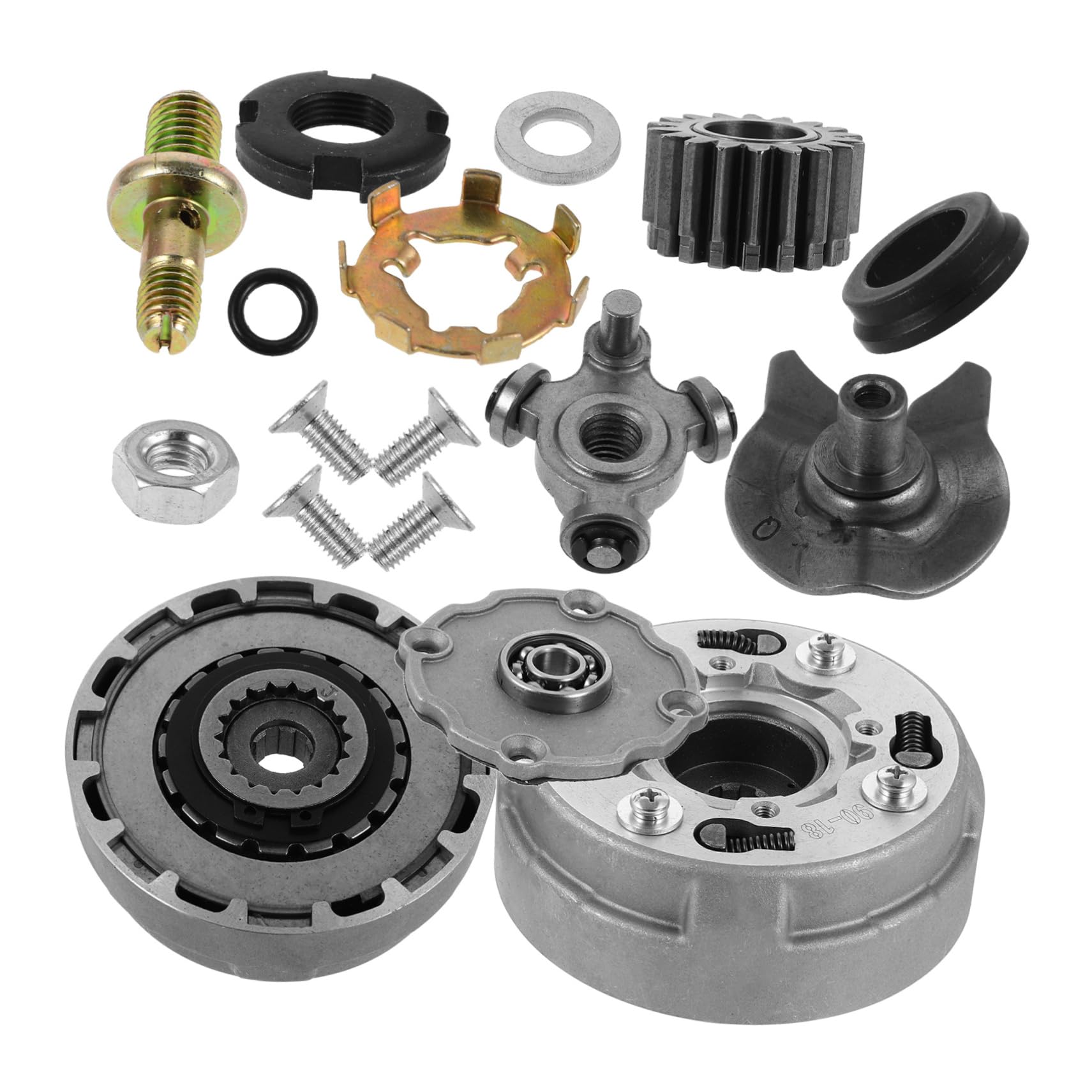 ULTECHNOVO Accesorios De Embrague Para Atv Dientes Kit De Pastillas De Embrague Para Moto De Cross Scooter y Quads