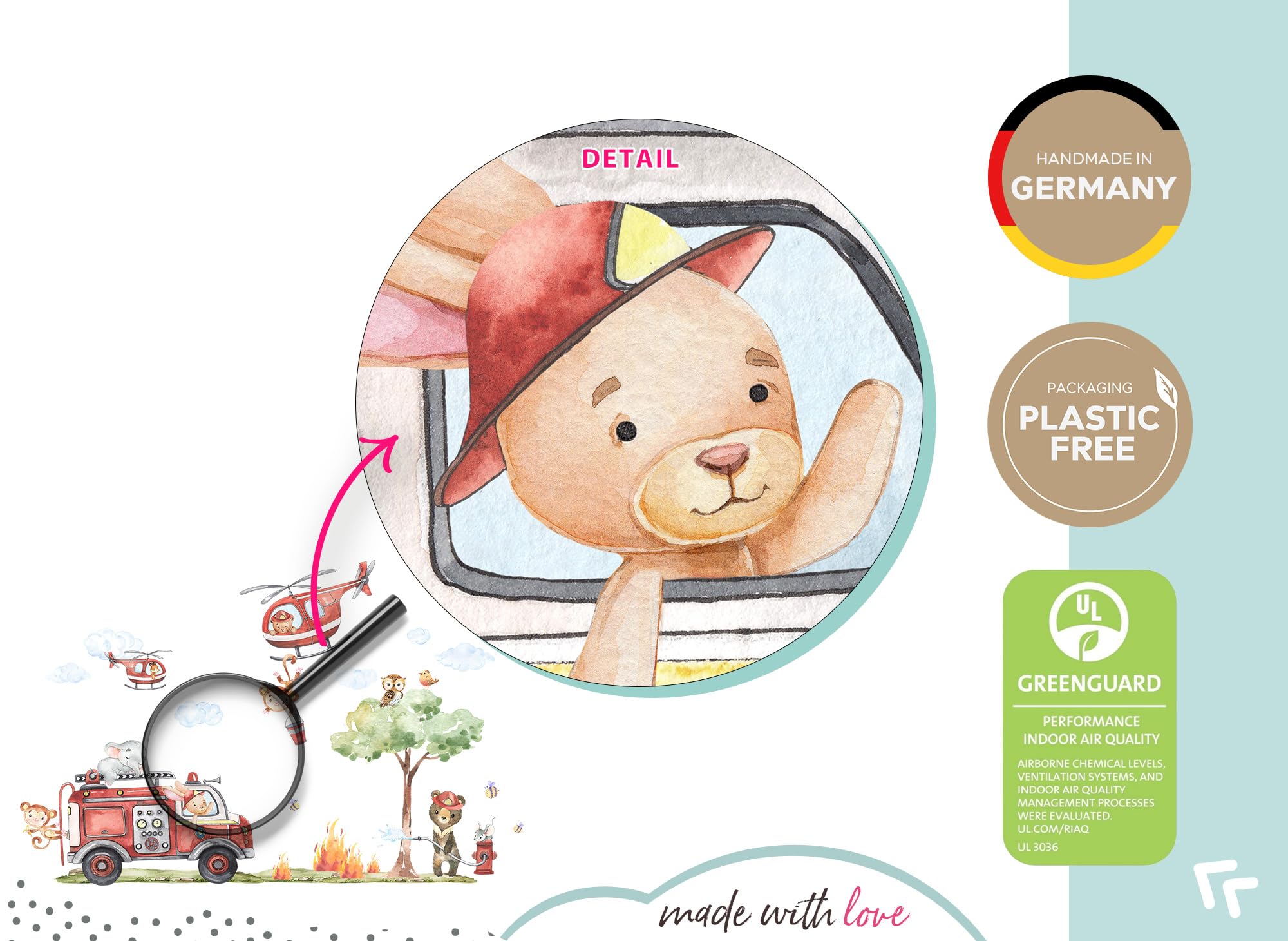 Muursticker boom met beesten kinderkamer kopen? Bestel online bij