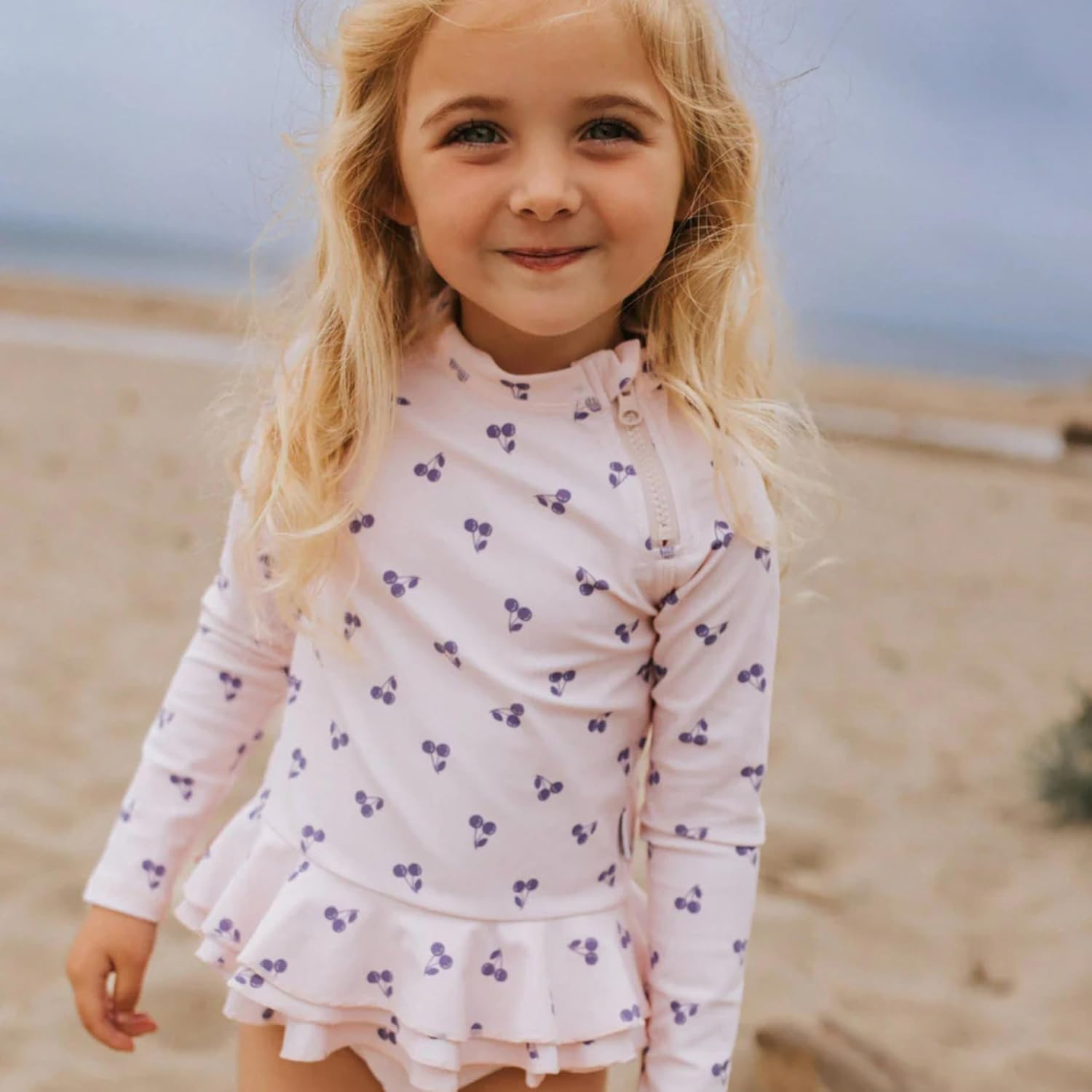 Sunguard Swim -Reese - Baby, Toddler & Girls 2 Piece Swimsuit Long Sleeve | Sunsuit Rash Guard for Girls UPF 50 + (2T-11yrs)