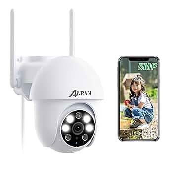 ANRAN 防犯カメラ　4個 Amazon.co.jp: 【500万超高画素・2.4/5GWifi対応・24時間常時