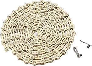 FSC Variable Speed Bicycle Chain, 10-Speed, 9-Speed, Lightweight Hollow Openwork Design, 116L