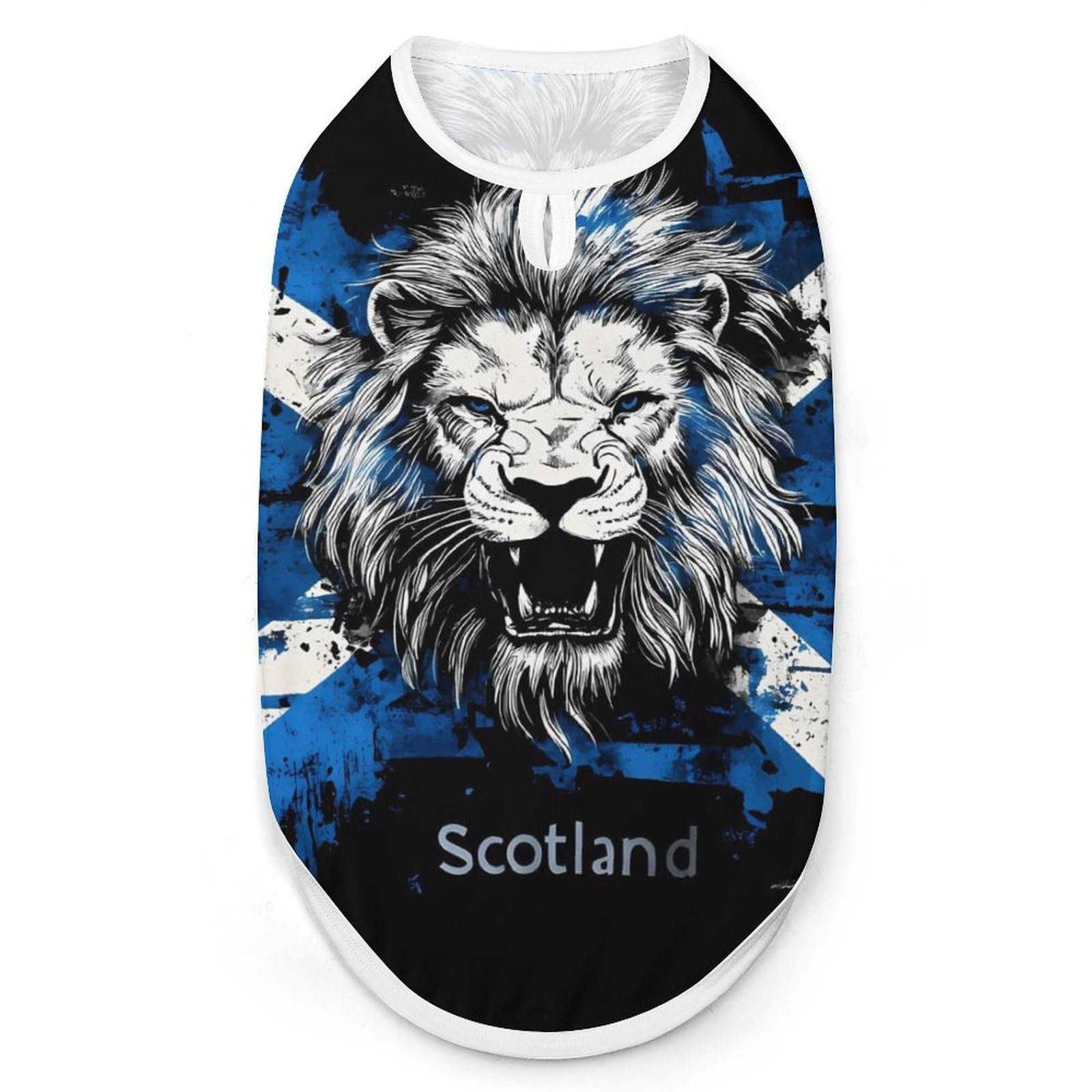 Scotland Scottish Lion Funny Dog Vest Shirt Soft Comfortable Tank Top Cute Clothes for Cat Puppy