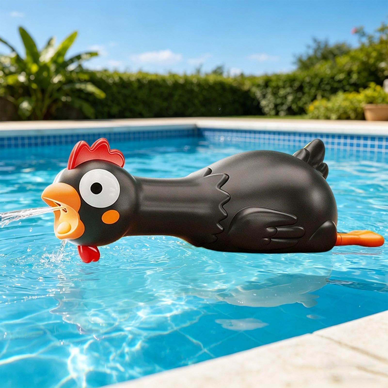 Pistola ad acqua per bambini Gallina Divertente Grande Capacità Lunga | Pistola ad acqua da esterno per Bambini sopra i 6 anni Piscina Spiaggia Giardino Cortile