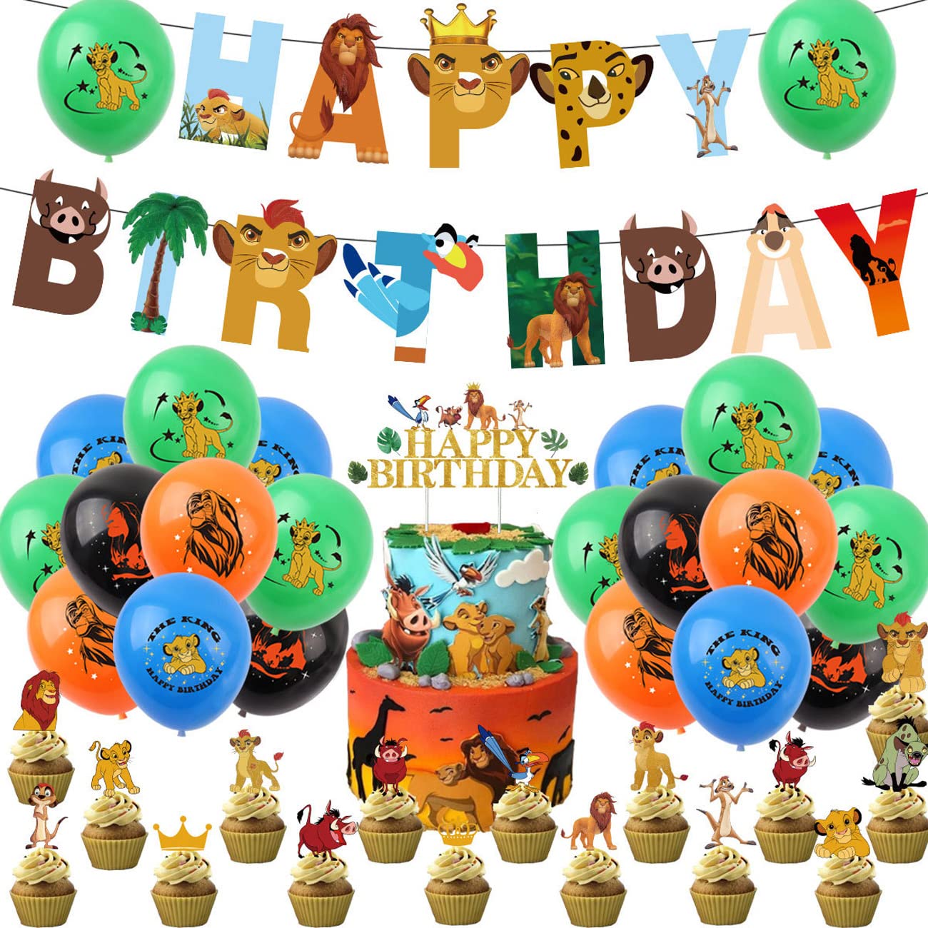 Buy Lion King Party Supplies, Birthday Decorations, Lion King Birthday