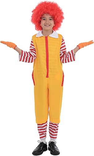 Miniatura 2 de 4 piezas de payaso de Navidad para niños, disfraz de payaso de circo, carnaval, niños y niñas, Halloween Cosplay