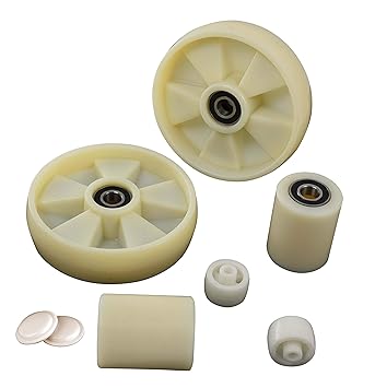 Pallet Jack/Truck Wheels Set (8 pcs) Steer Wheels 7.5