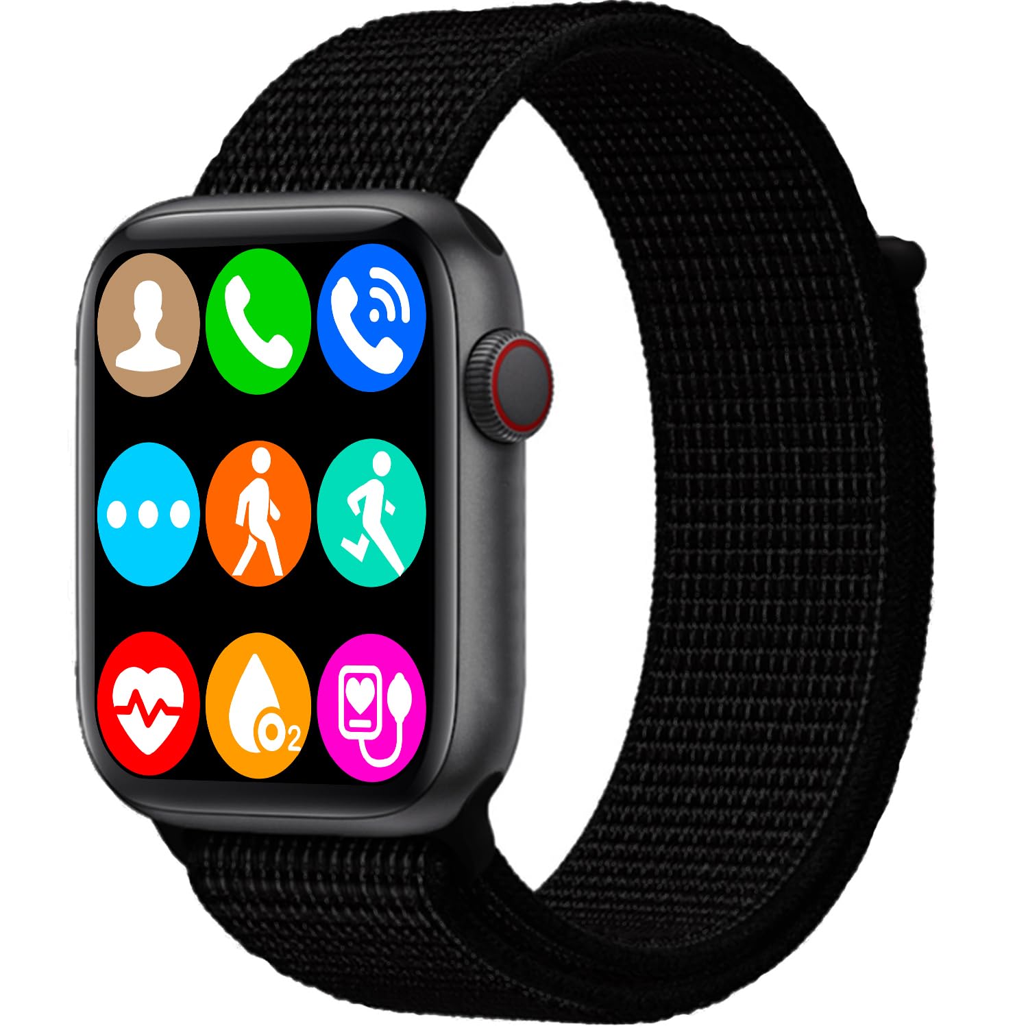 Smart Watch for Android iOS Phones Compatible iPhone Samsung,  Fitness Activity Tracker Watch with Bluetooth Call/SMS/Sleep  Monitor/Pedometer