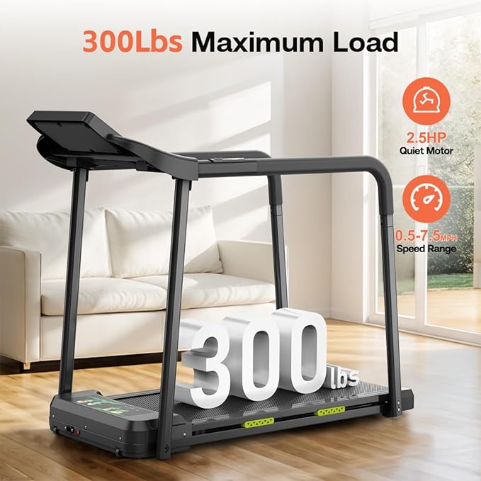 Caminadora Plegable para Adultos Mayores NOIBAD, 300 lb, 7.5 MPH miniatura 2