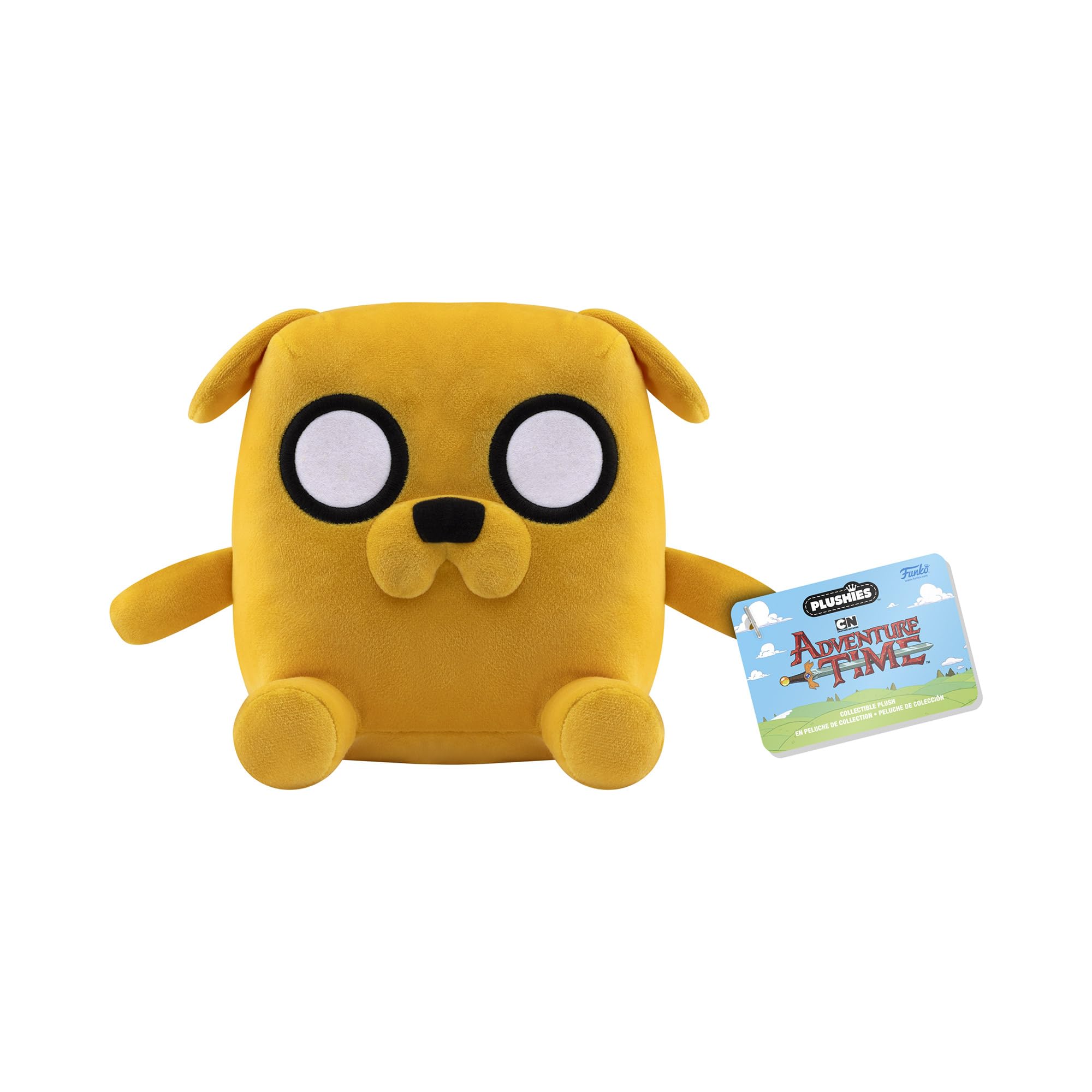 Funko Pop! Plush: Adventure Time - Jake The Dog - ()- Pluszowa zabawka kolekcjonerska - pomysł na prezent urodzinowy - Oficjalne gadżety pluszowe dla dzieci i dorosłych - idealny dla fanów anime