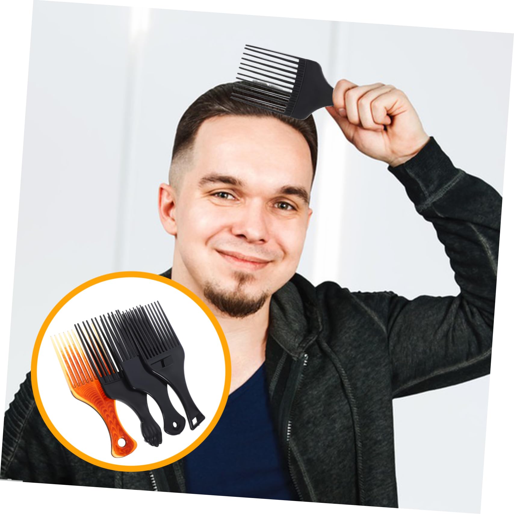 Baluue 20stücke Teiliges Haarpickkamm Für Afro- Breitzahn-comb Für Styling Entwirren Und Färben Robustem Kunststoff Für Und Vielseitige Anwendung