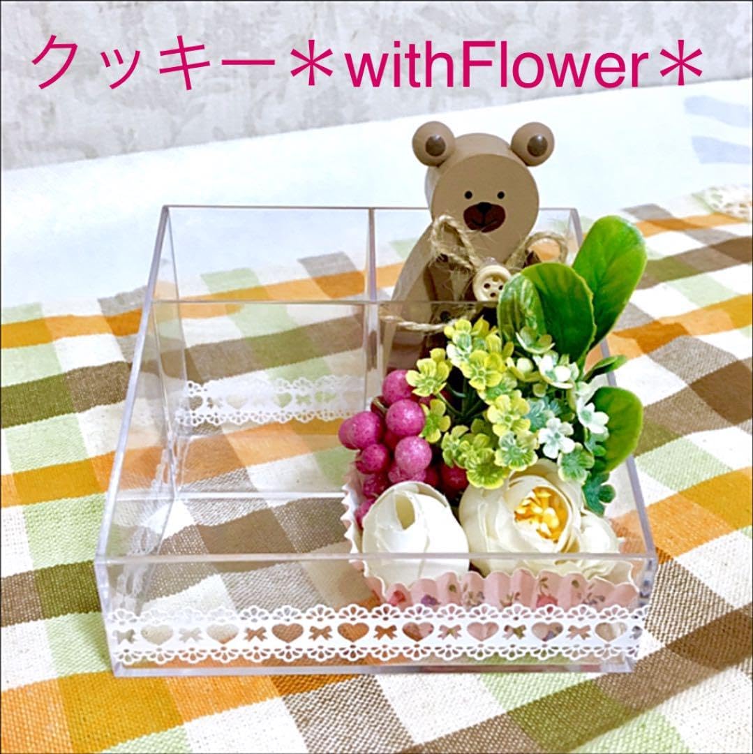 ベアフラワーBOX造花インテリア