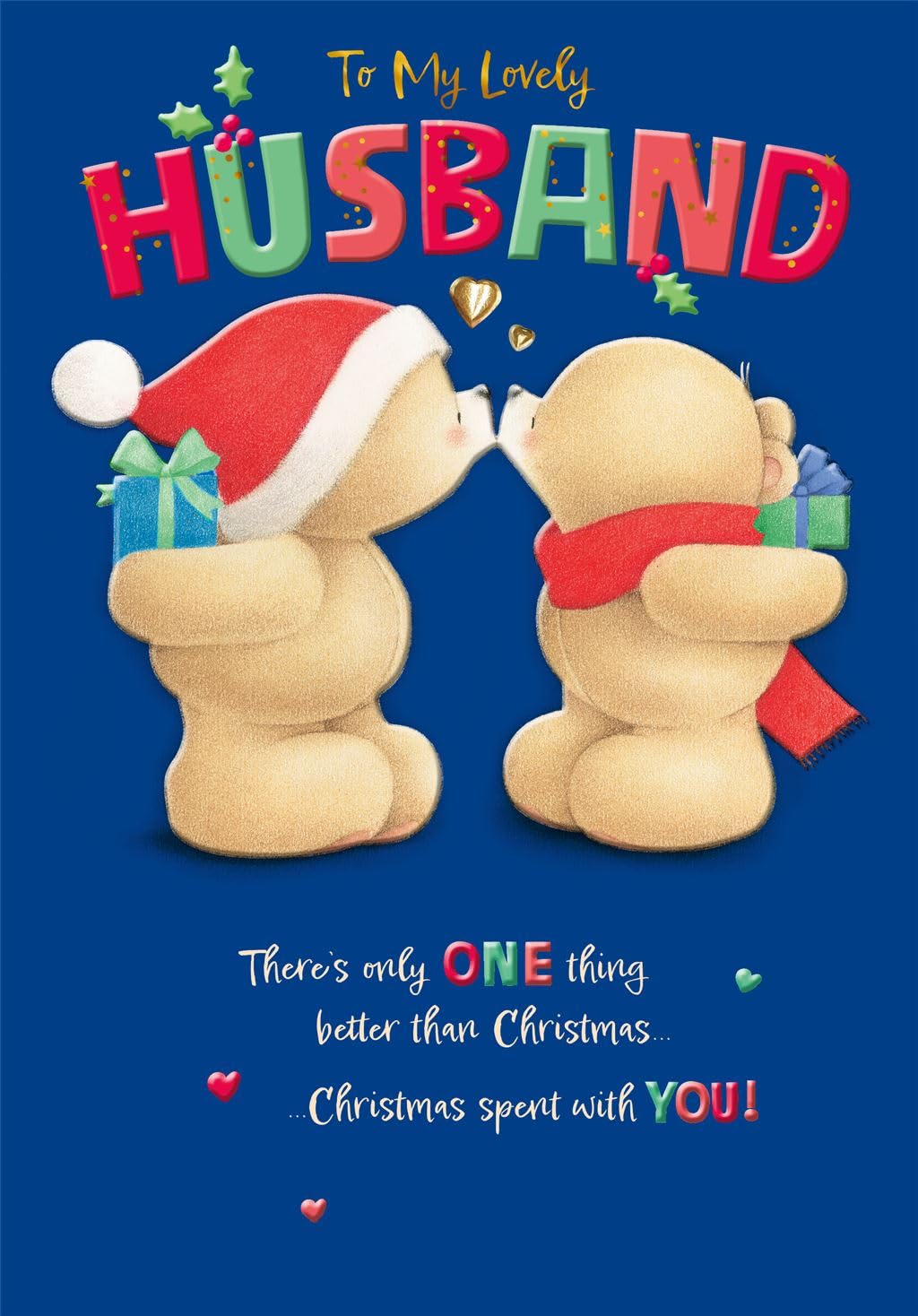 Forever Friends Lovely Husband Christmas Card