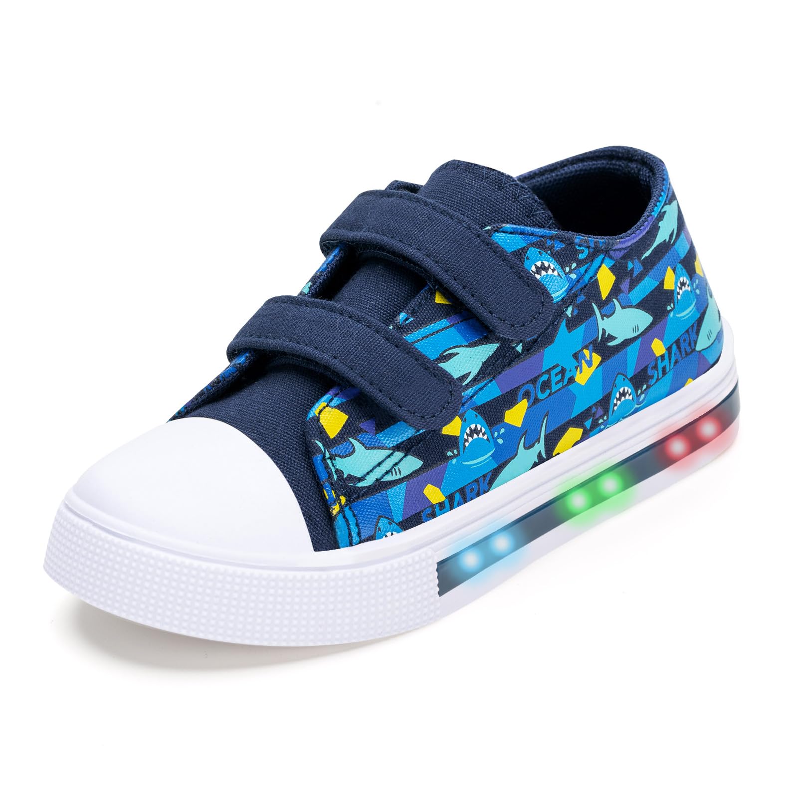 FUNCOO PLUS Zapatos iluminados para niñas y niños pequeños