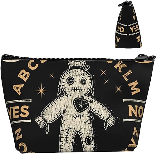 Miniatura 4 de SWEET TANG Bolsas de aseo para mujer, multiusos, bolsa de papelería, bolsa de aseo de moda, Ouija - Juego de mesa con muñeca de vudú