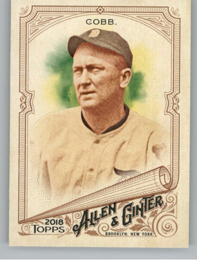 2018 Topps Allen and Ginter #290 Ty Cobb Tigers Baseball Card