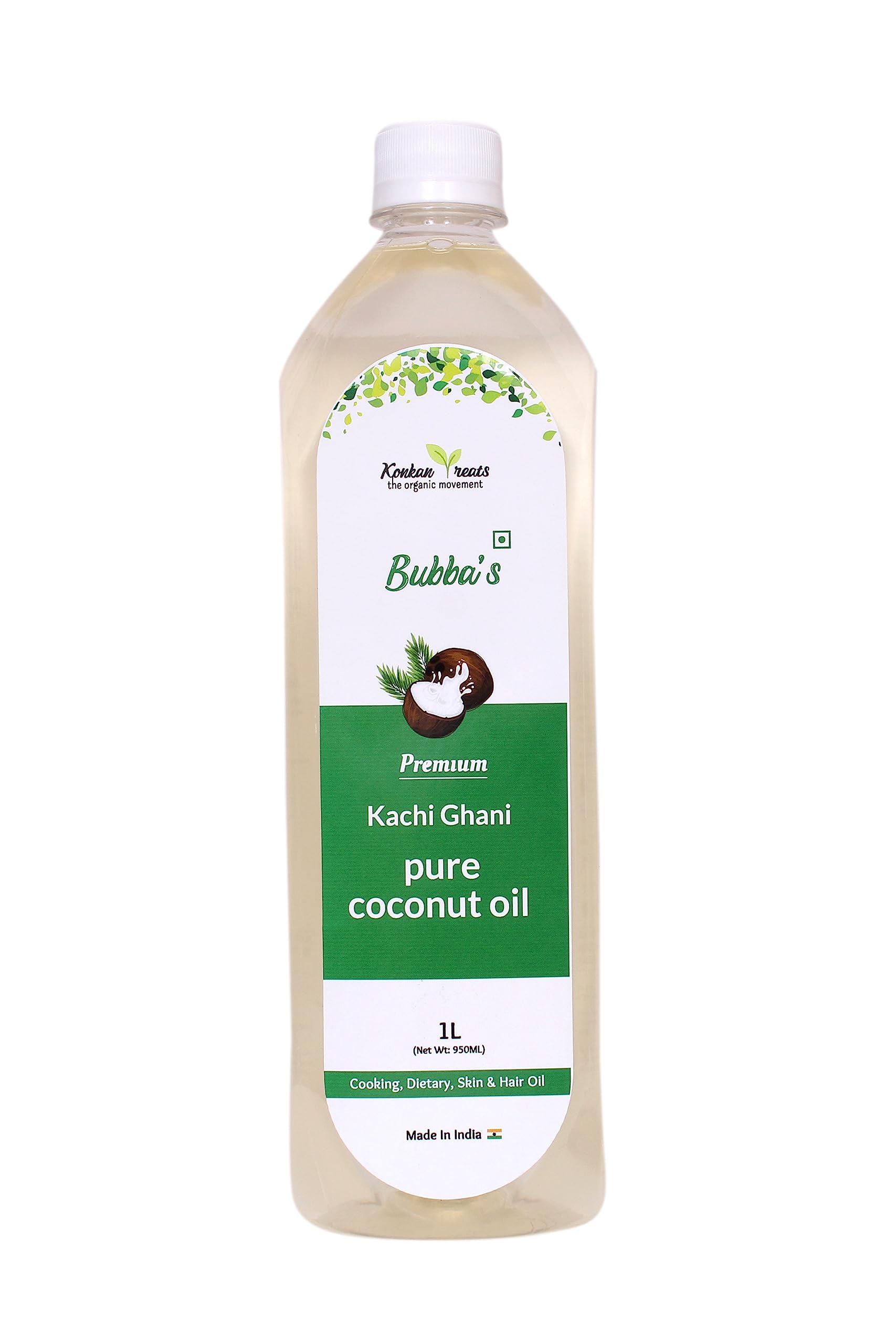 See full amazon price history chart for Konkan Treats Bubbas Virgin Coconut Oil Wood Cold Pressed 1 Litre | Kachi Ghani 100% Pure Unrefined Non Refined Konkan Treats Bubbas Virgin Coconut Oil Wood Cold Pressed 1 Litre | Kachi Ghani 100% Pure Unrefined Non Refined (B0C7WDYRKN) Amazon Price History, Amazon Price Tracker