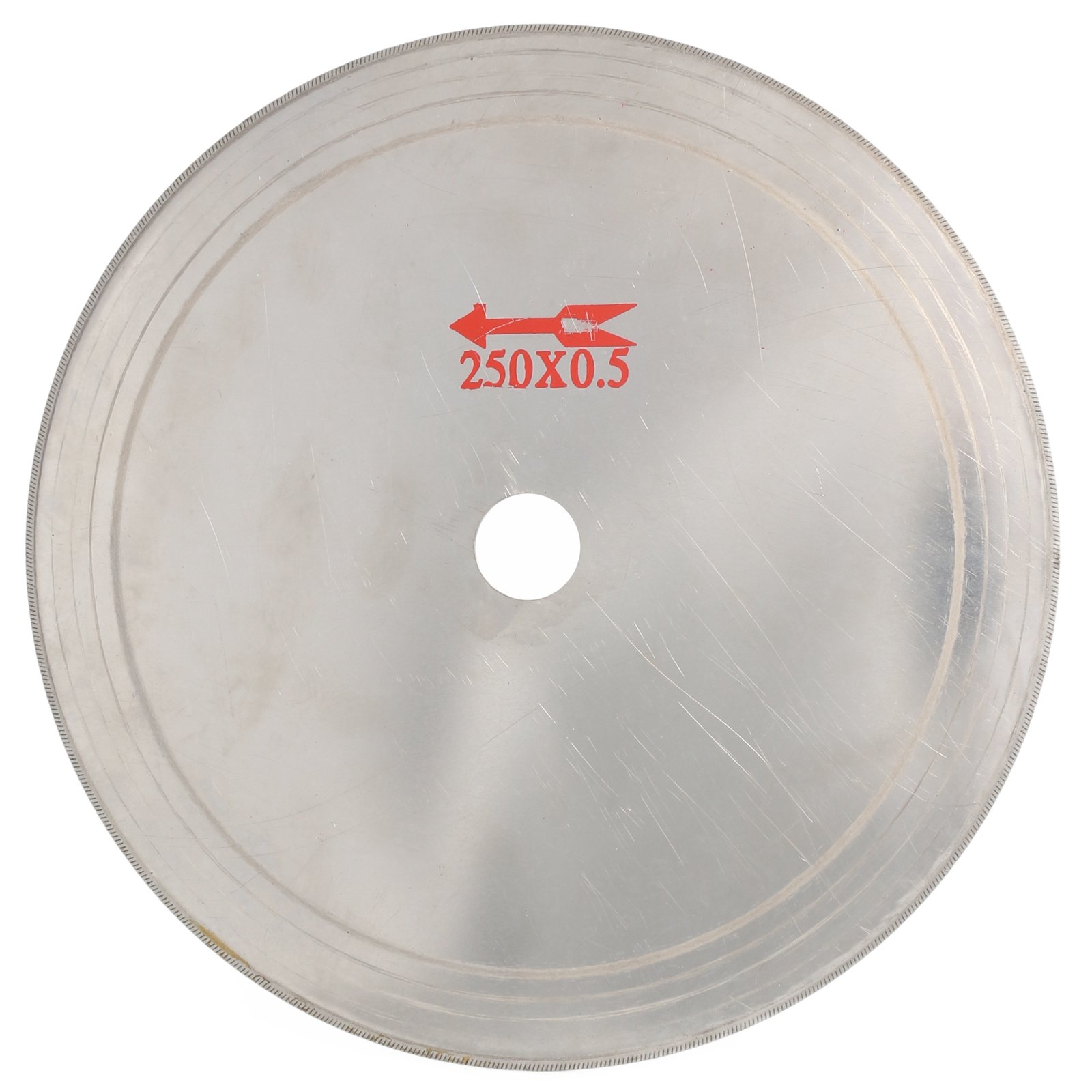 10" inch Diamond Lapidary Saw Blade Ultra-Thin Rim 0.65mm Cutting Disc Tools for Gem Stone