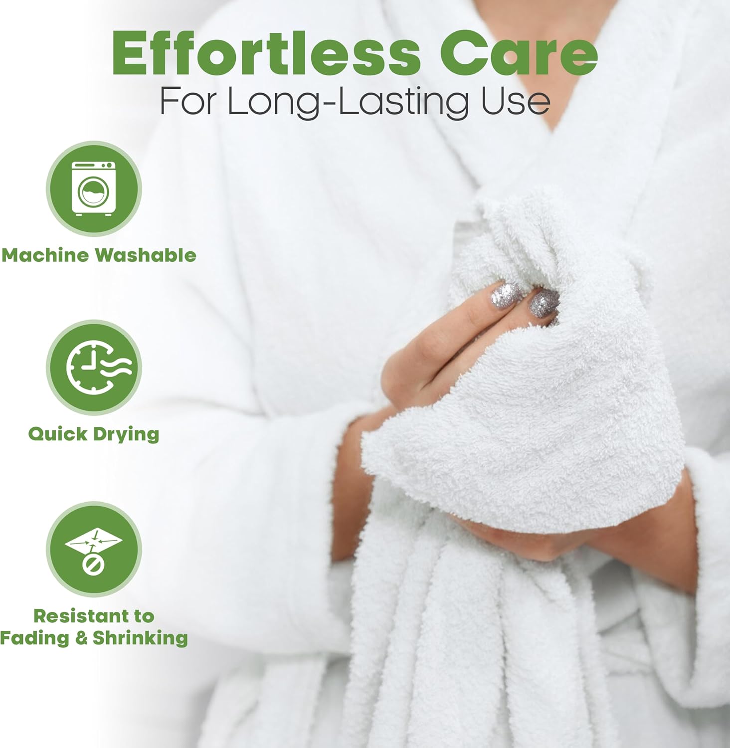 Hudson Comfort Bath Sheets 40x80 Set of 4 - Soft 100% Cotton 600 GSM Towel Set - Oversized Extra Large Bath Towels - Machine Washable and Quick-Drying - Loop for Hanging Included (White - 4 Pack)