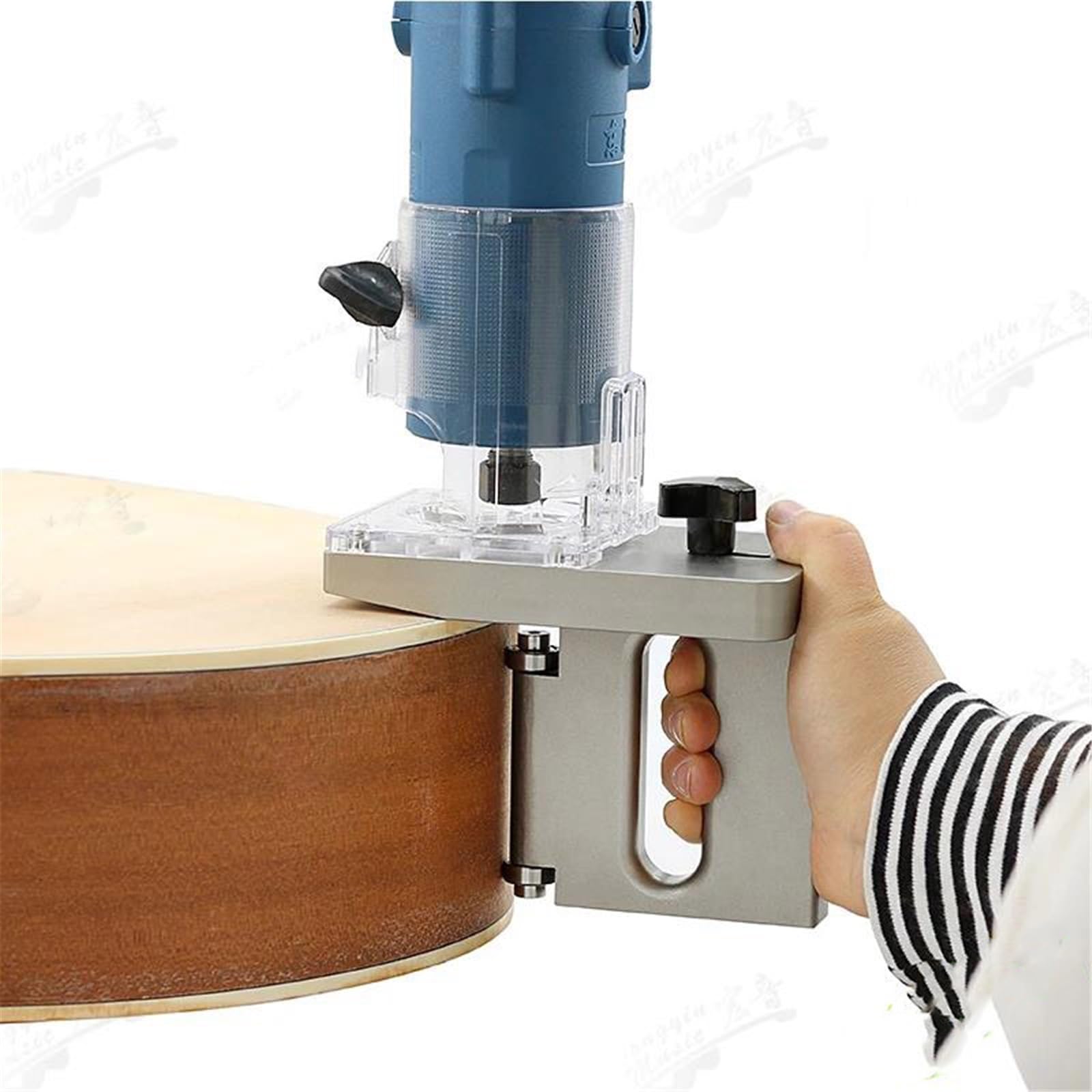 Professionale Strumenti per Chitarra Base Per Macchina Per Rifinitura Portatile Per Chitarra Versione Cuscinetto Flangiatura Scanalatura Borsa Bordo Accessori Falegnameria Fai Da Te