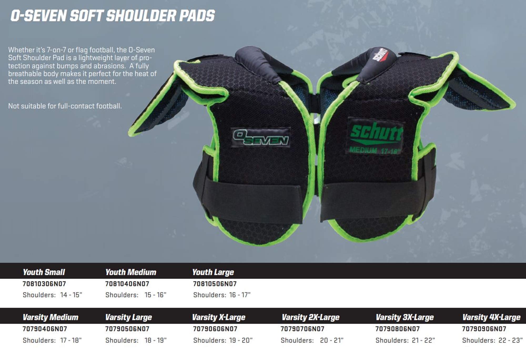 ショルダーパッド Yoshi ショルダーパッド Yoshi QBクラブ オリジナル ユース用