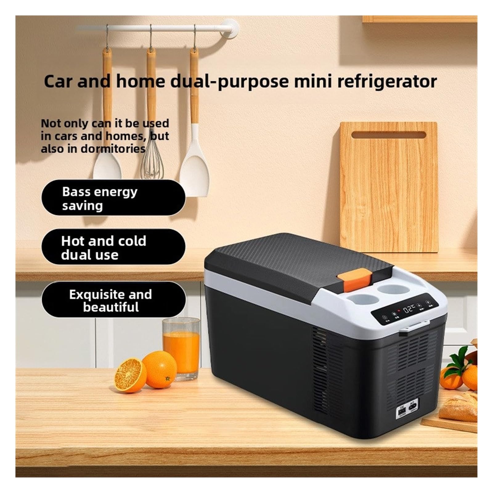 Refrigerador for Coche de 16 l, Mini refrigerador for Coche, 49-59 W, 220-240 V