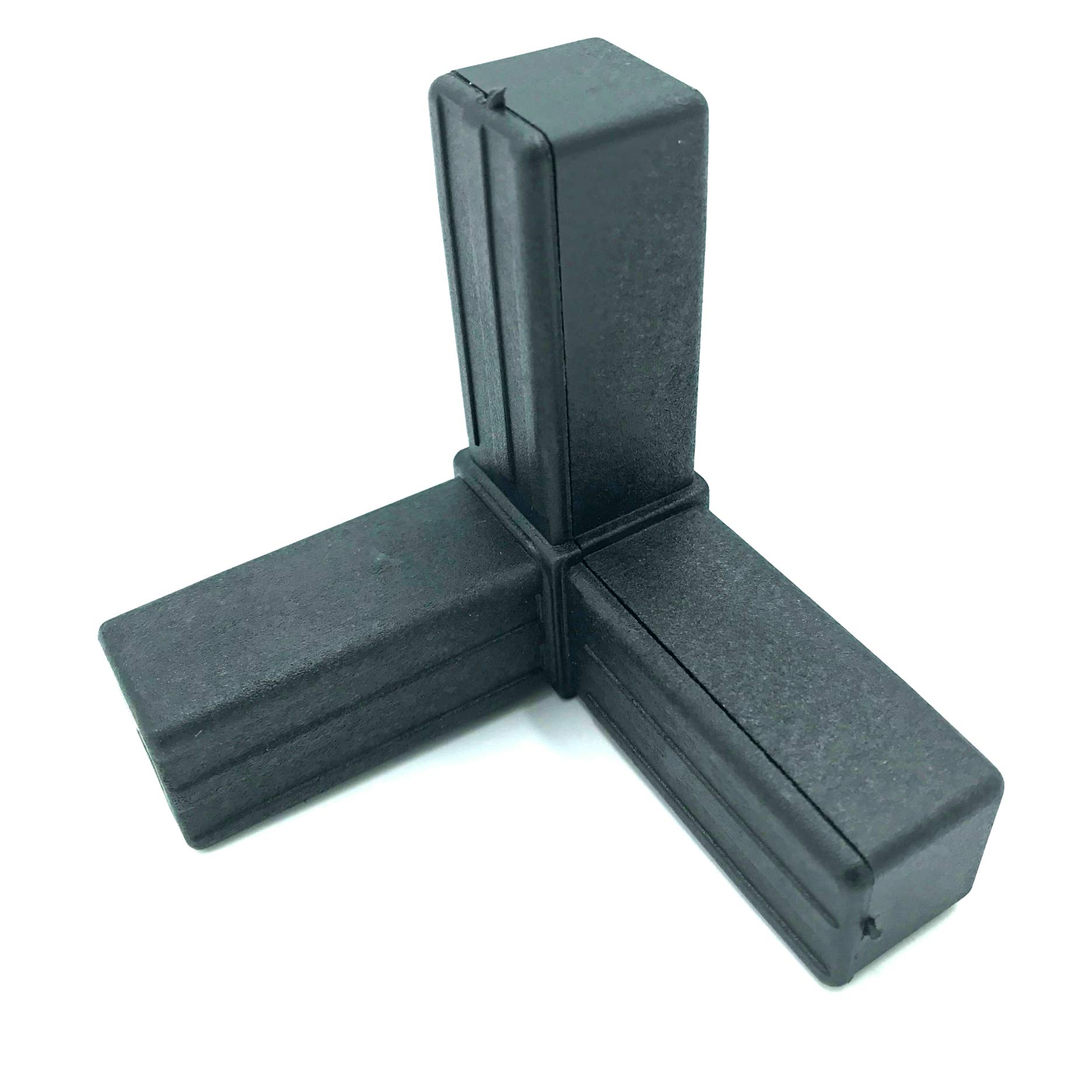 GardenSkill 3 Way Corner Tube Connector - Attach 25mm Diameter Box Section - Build Fruit Cages, Garden Structures (Pack of 4) โ image 1