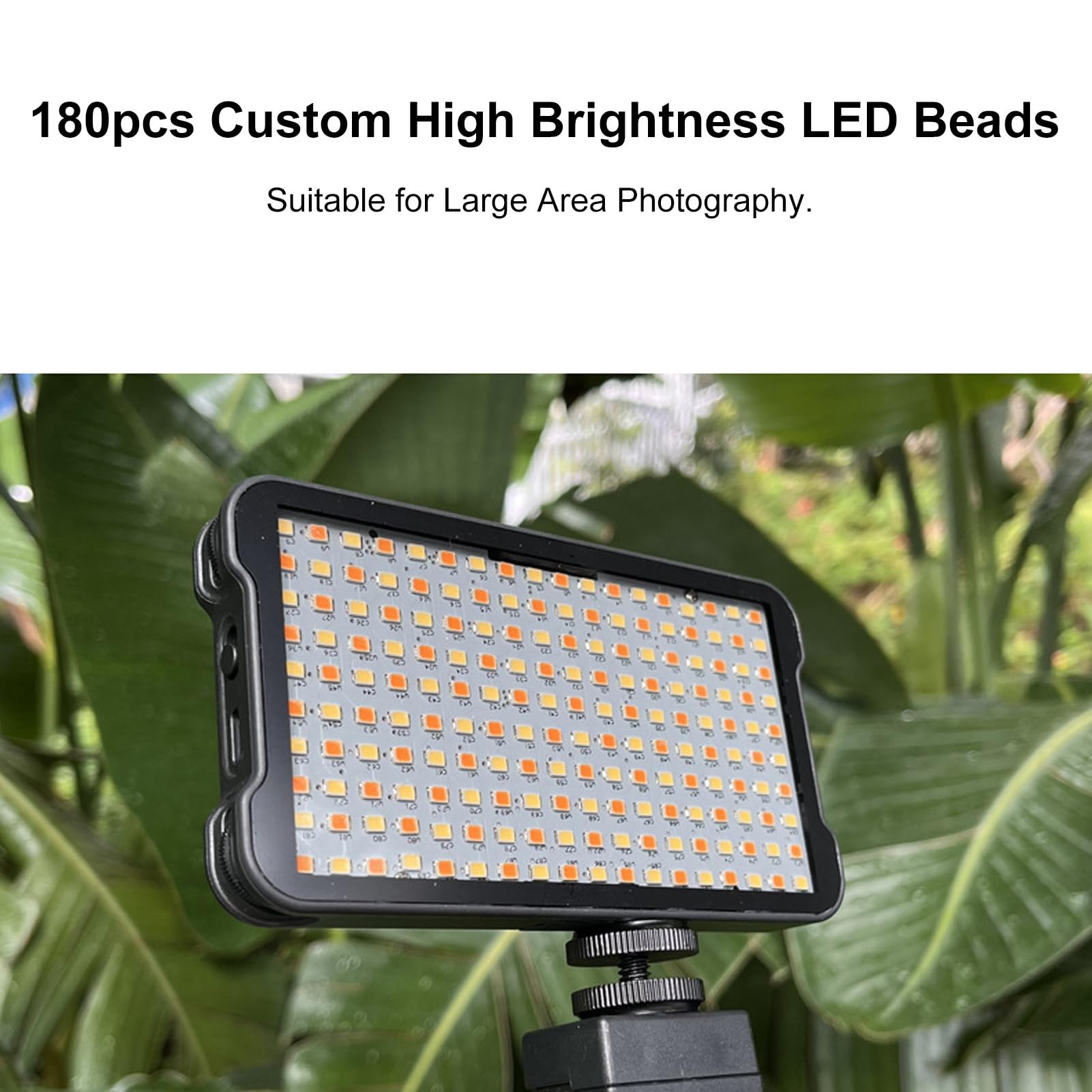 Reduzca la Luz de Relleno de Tatuaje Reflejada con Filtro de Lente CPL de 52 Mm, Trípode Ajustable, Batería Recargable para Fotografía de Tatuajes, Transmisión en Vivo, 180 Cuentas