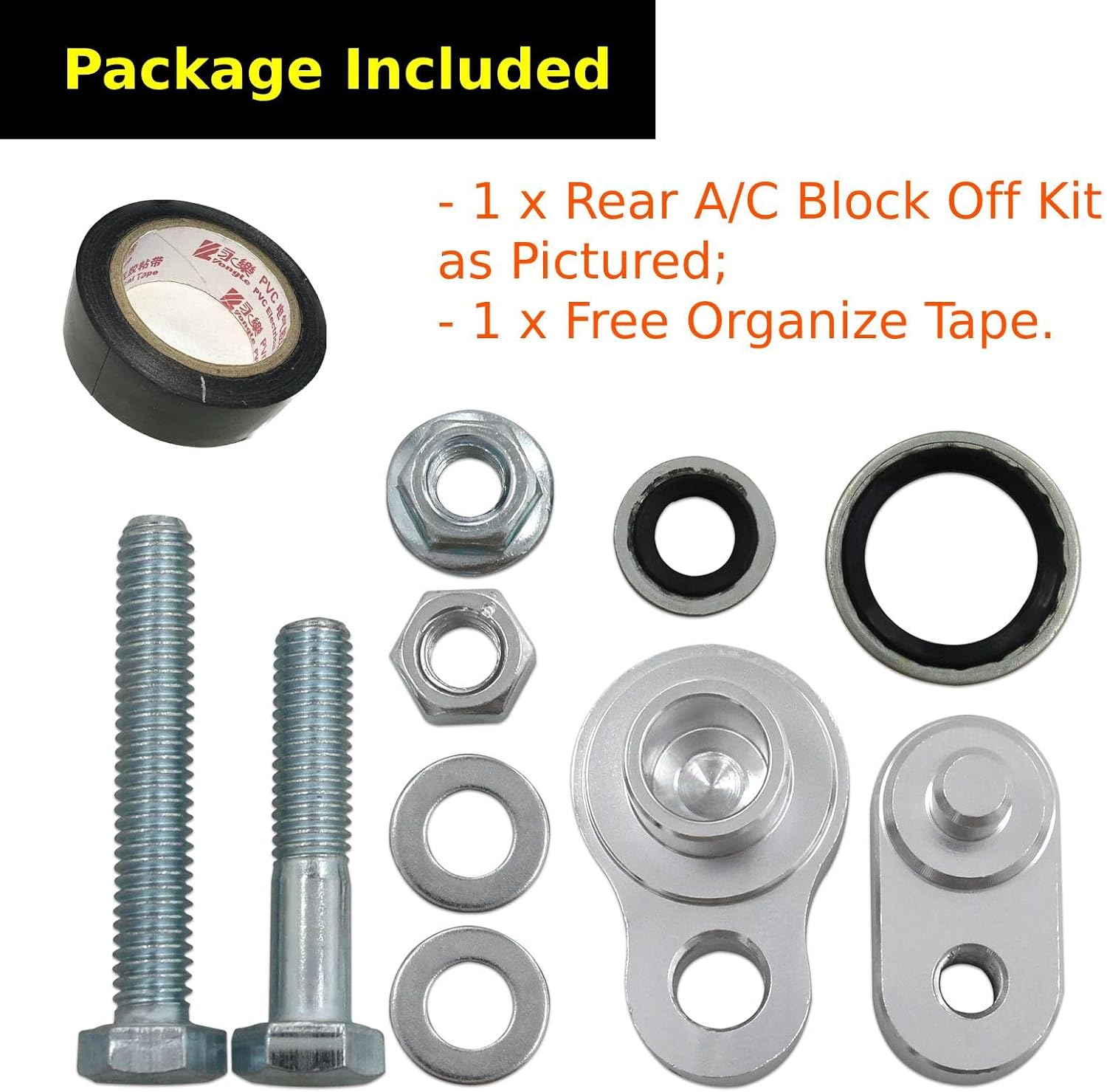 Rear A/C Block Off Kit Air Conditioning Replacement for 2007-2015 Chevy Traverse,Trailblazer GMC AcadiaBuick EnclaveChrysler Town Country
