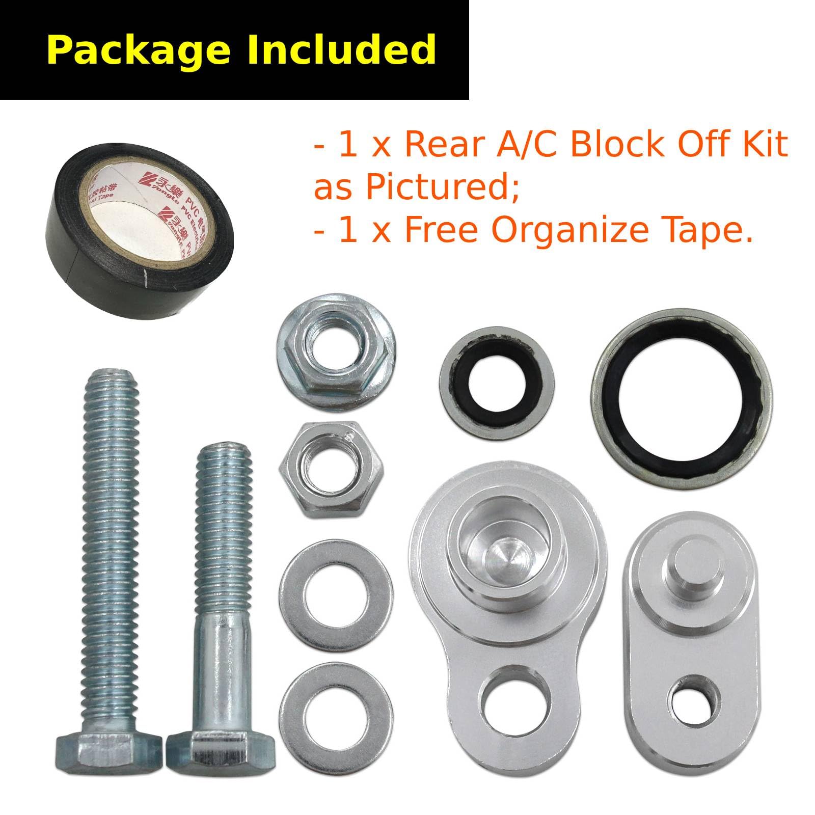 Kit di ricambio per aria condizionata posteriore A/C Block Off per Chevy Traverse 2007-2015, Trailblazer GMC AcadiaBuick EnclaveChrysler Town Country