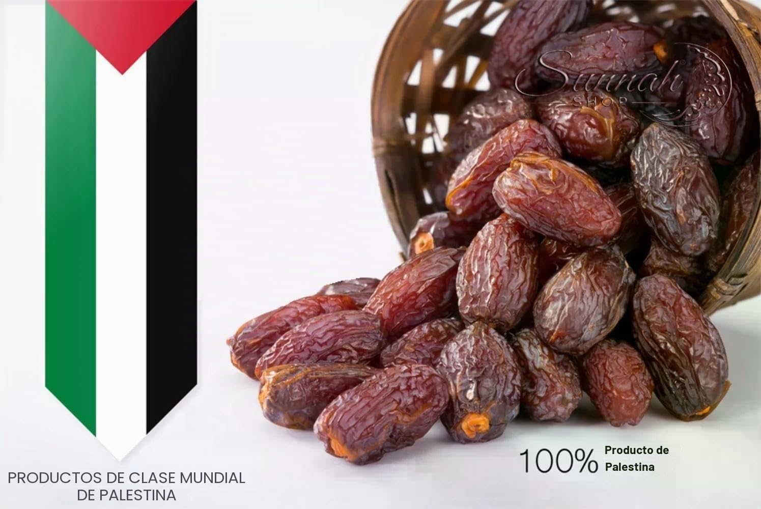 Sunnah Shop Dátiles Jumbo Medjool de Palestina, 5 kg, fechas Medjoul Delight, fechas reales de cosecha fresca, sabor a caramelo único, 100% natural sin aditivos