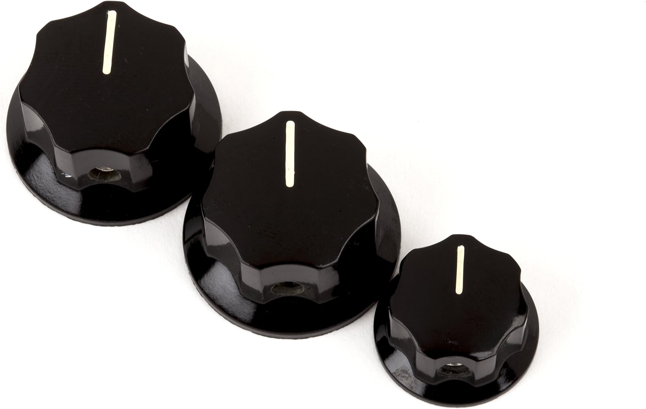 Jazz Bass Knobs - Black