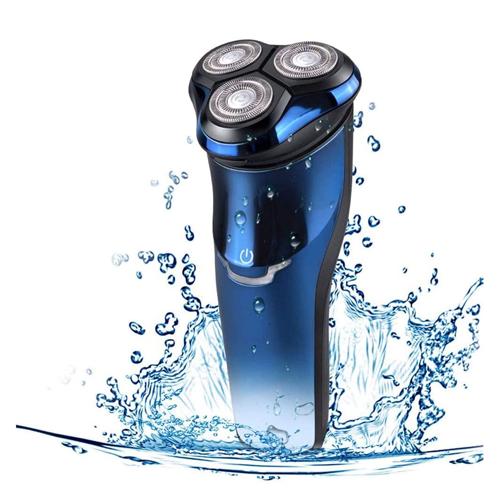 Rasoio Elettrico, Rasoio Elettrico Ricaricabile con Trimmer Pop-up, rasoi Impermeabili IPX7 RABAVERS RICARABILE 3D Rasoio Rotante Rasoio