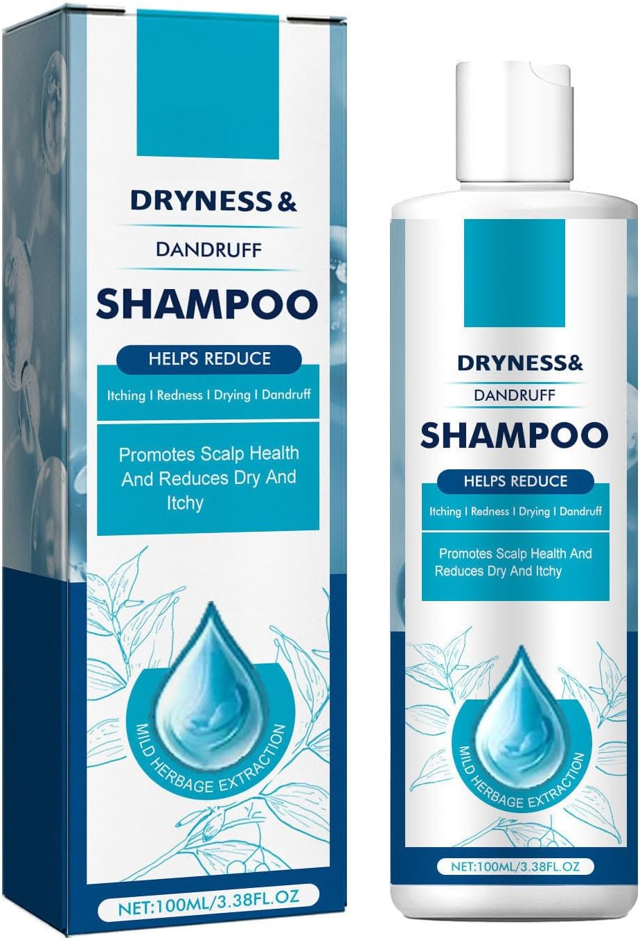 Psoriasis Shampoo, Seborrheic Dermatitis Sham-poo, Herbal EssenceShampoo, Coal Tar Dandruff Shampoo, Dry Scalp shampoo, Folliculitis Shampoo, Dandruff Treatment, Hydrate Hair,Relieve from Itchy (1PC)