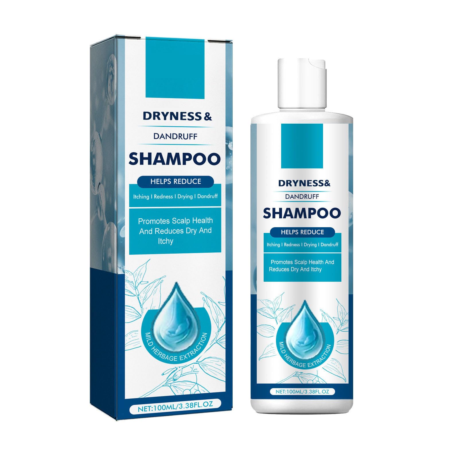 Seborrheic Dermatitis Shampoo, Psoriasis Shampoo, Coal Tar Dandruff Shampoo, Dry Scalp Shampoo Folliculitis Shampoo, Dandruff Treatment, With Herbal Essence to Hydrate Hair, Relieve from Itchy (1PC)