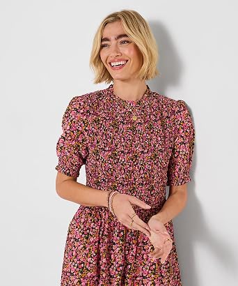 Joe Browns Women's Shirred Bodice Flowery Dress