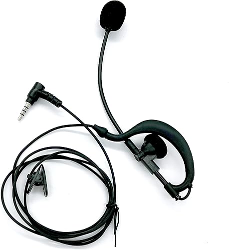 Miniatura 6 de Auricular de árbitro con gancho para la oreja en forma de G de 0.138 in para entrenador de fútbol, juego de fútbol, Jugador, dispositivo de