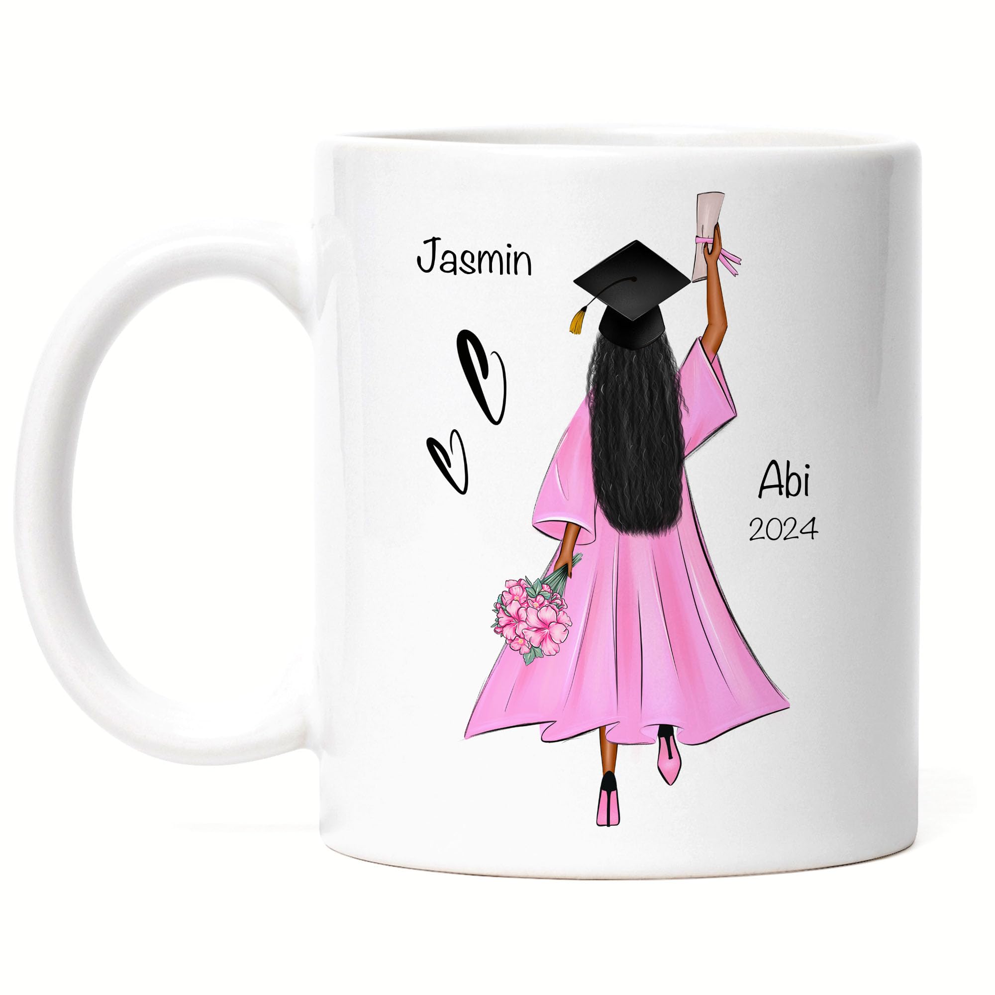 Personalisiert Abschluss Tasse 2025 - Geschenk Für Bachelor, Master, Doktor Mit Namen