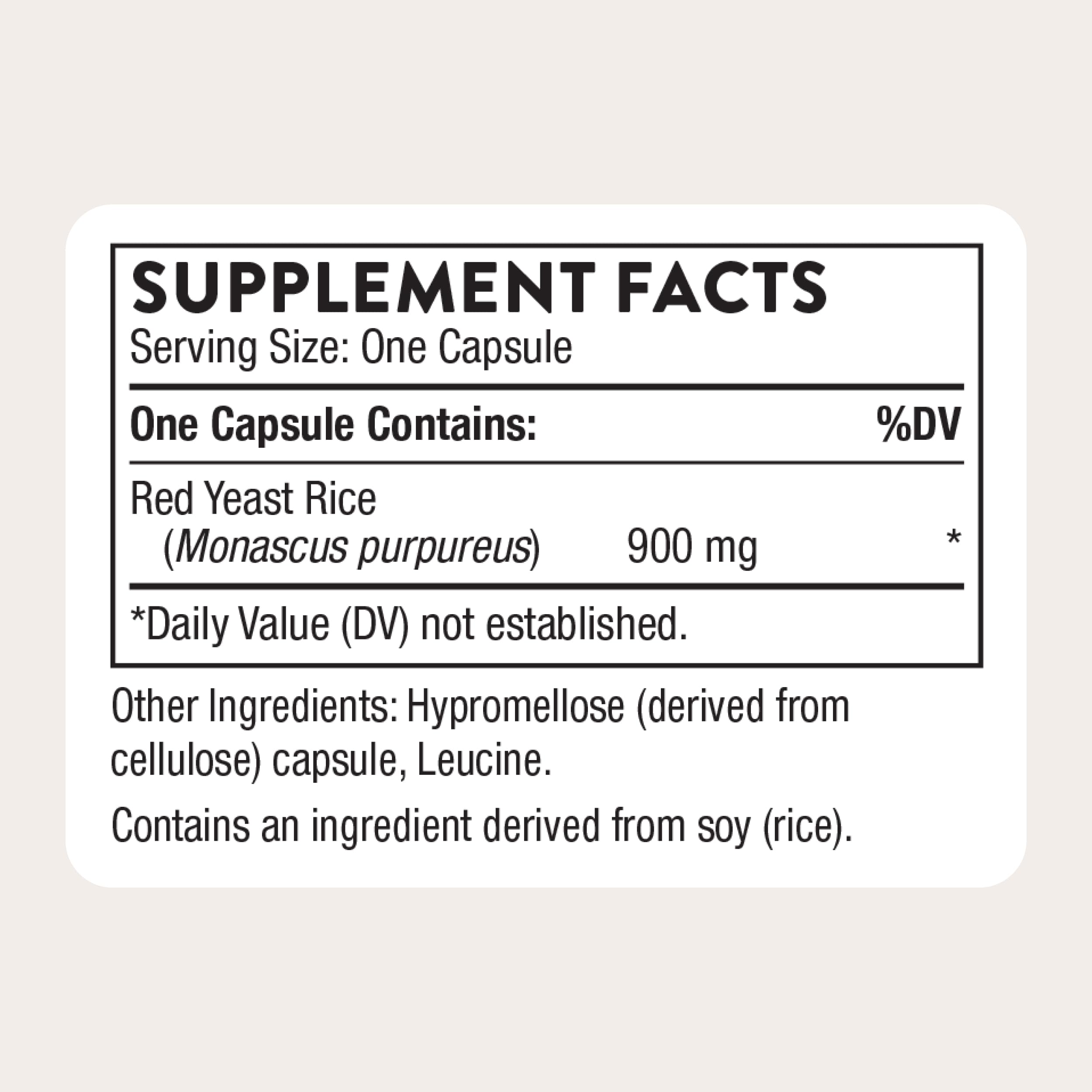 THORNE Red Yeast Rice, 900 mg per Capsule, 120 Capsules — Amazon image 5