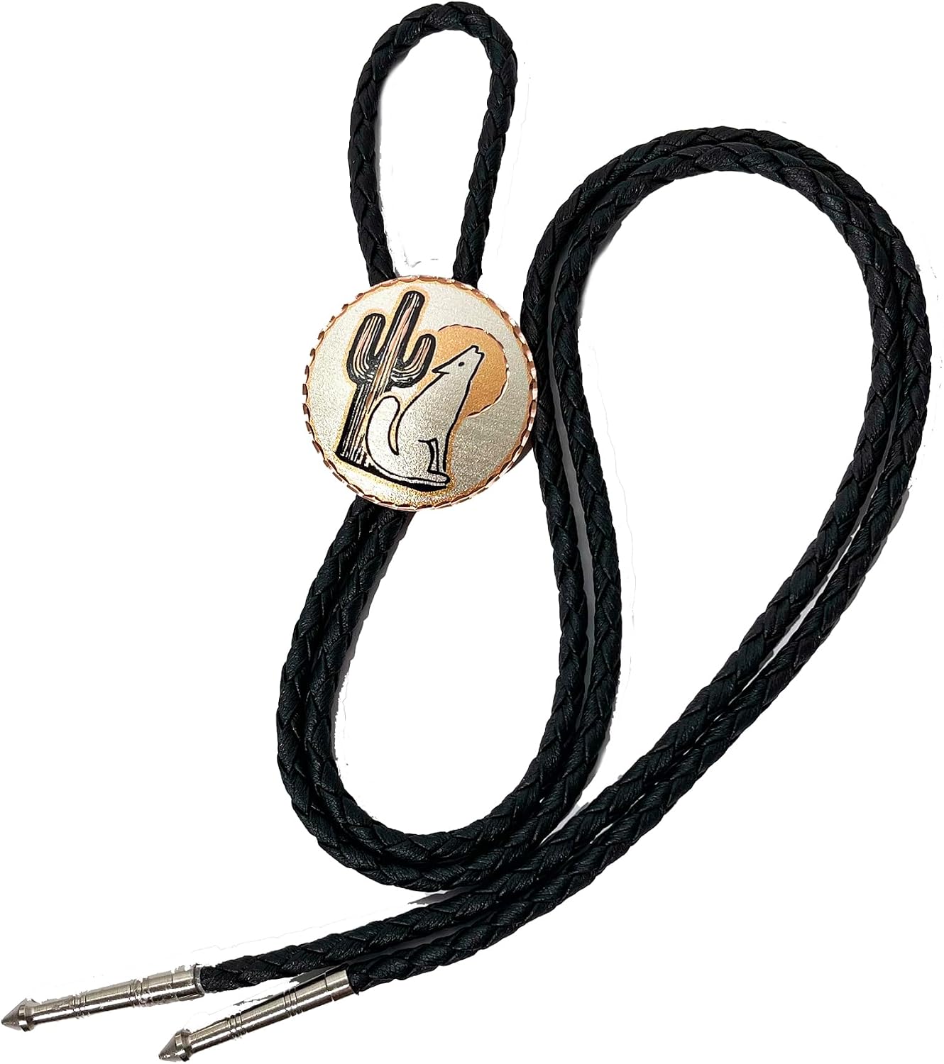 FRONT LINE JEWELRY Handmade Copper Western Bolo Ties Rustic Animal Cowboy Neckwear for Men & Women