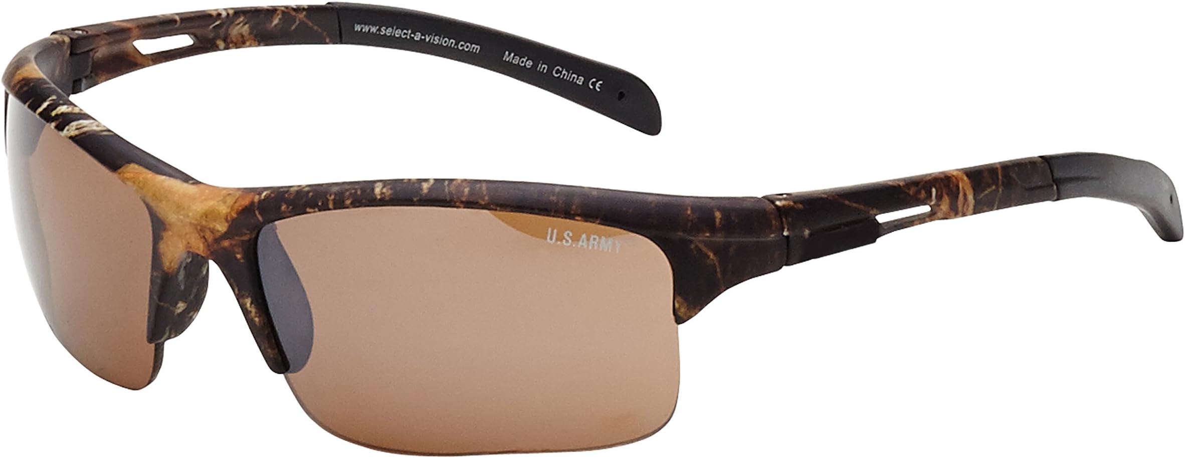 US Army Ar03 Brown Camo Sunglasses