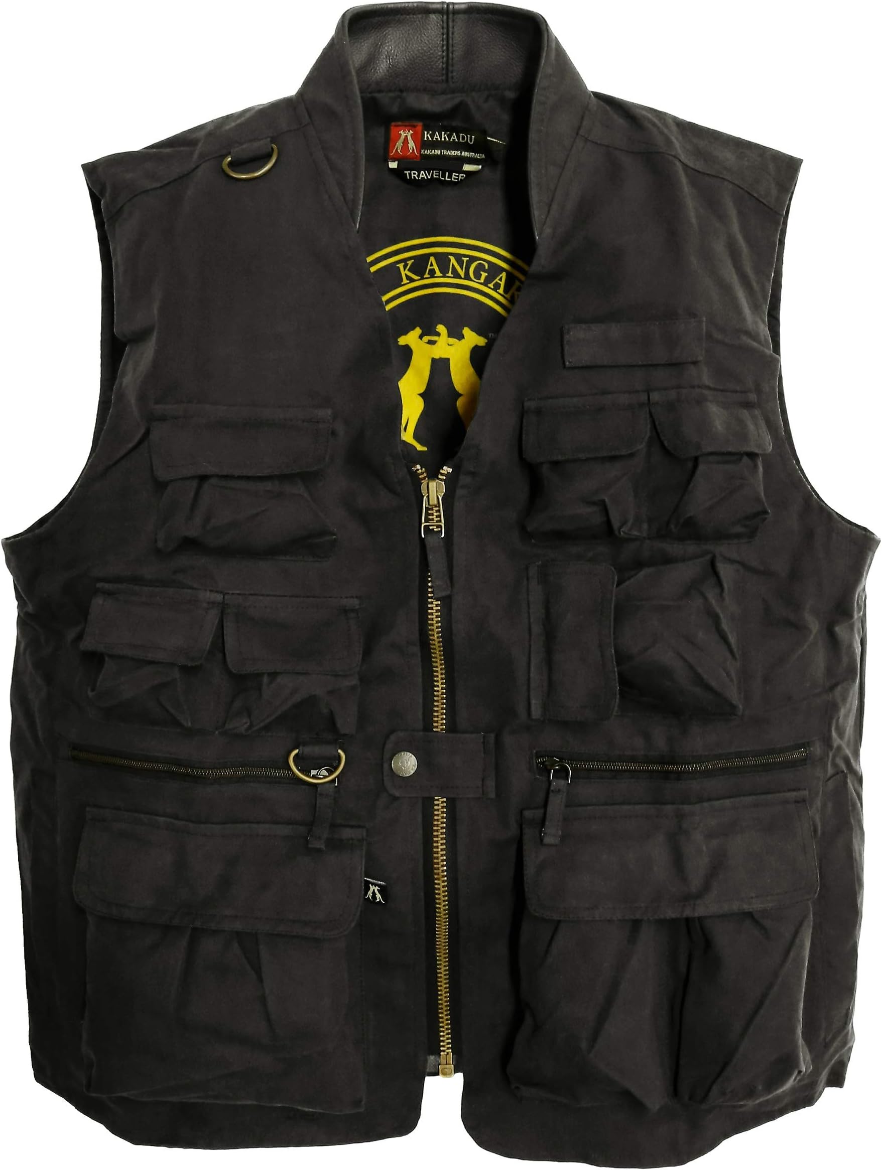 Australia Traveller Oilskin Vest 4V14