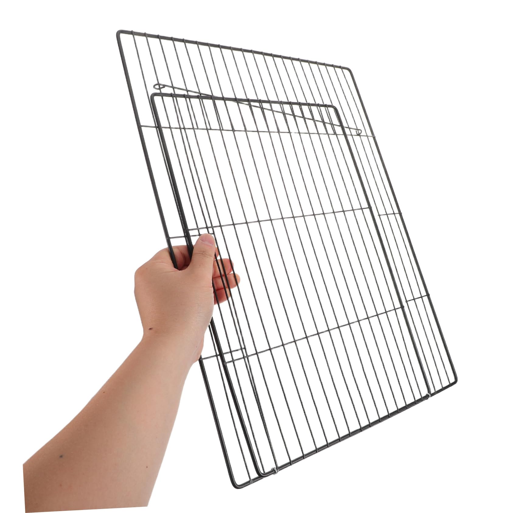 TOYANDONA Sichere Metalldraht Katzentür aus Eisen für Selbstgemacht Katzenlaufstall Leicht Montierbar mit Dichtem Netzdesign für Zuhause und Haustierzubehör