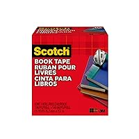 Vista 1 de Scotch Cinta para libros, 3 pulgadas x 540 pulgadas, excelente para reparar, reforzar, proteger y cubrir (845-300)