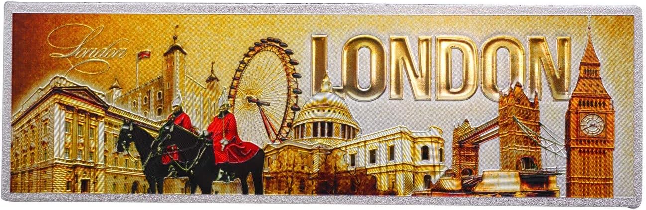 London Famous Icons Scene Metallic Fridge Magnets (Shoponica)