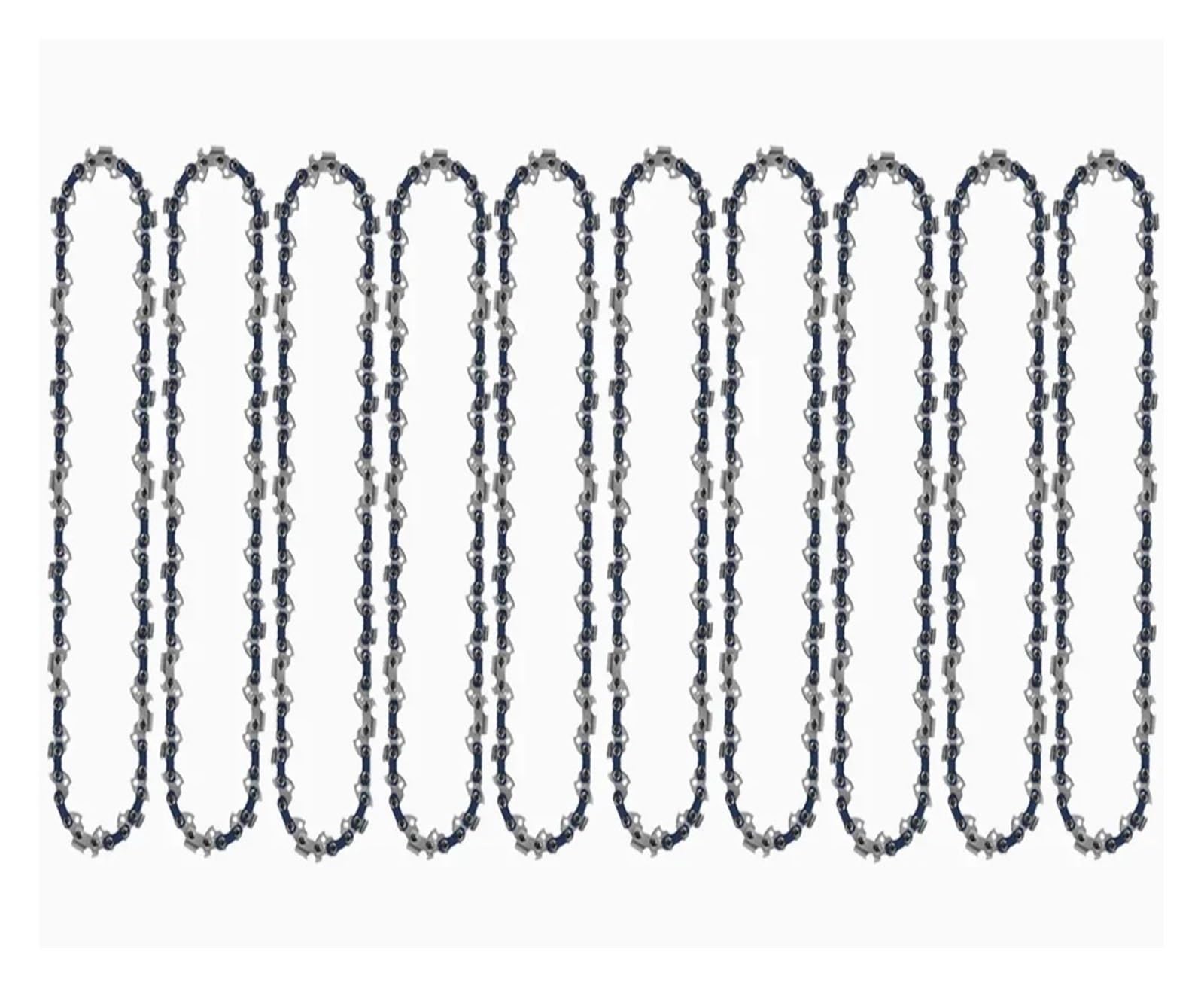 Cadenas para motosierras, Combo de Barra Cadena Motosierra for Sierra eléctrica, Paso 1/4 ", 3/8", 0,325, 4-20 Pulgadas, Varias Piezas(5pcs Chain,18 Inch 050 62 DL)