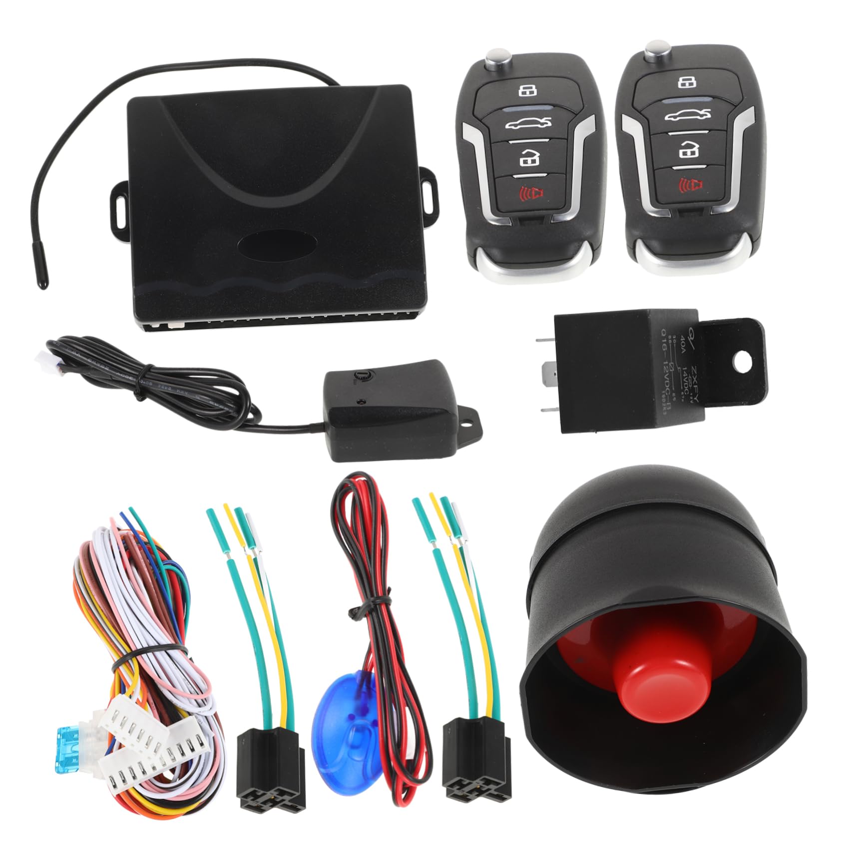 Unomor Lock Car Security System Keyless Entry Kit Alarm System Theft Protection