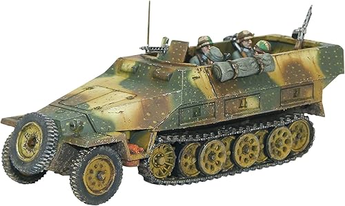 Miniatura 2 de Warlord Games German Army Sd.Kfz 251/1 ausf D Hanomag halftrack - 1:56 / 1.102 in - Modelo de vehículo a escala de plástico para Bolt Action