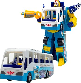 The Access Robot Figure Mini Car ACE Transformation Robot Blue Liner Carbatron