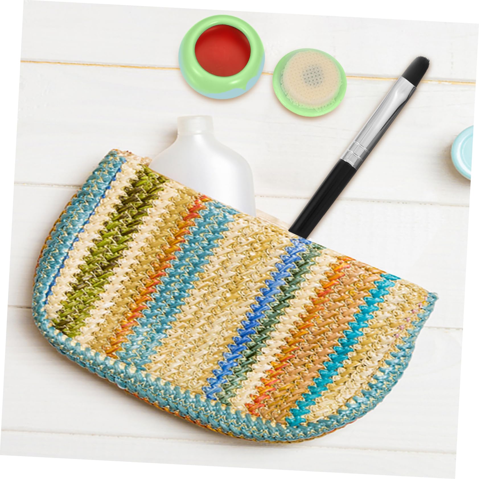 Didiseaon Cheek Blusher Eye Shadow Palette Retro Lipstick Portable Ideal for Daily Use As a Present Color