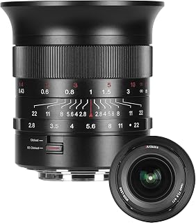 7artisans 14mm f/2.8 Ultra Wide Angle Full Frame Prime Lens for L-Mount - 116° FOV, 10-Blade Aperture for Landscapes & Street Photography